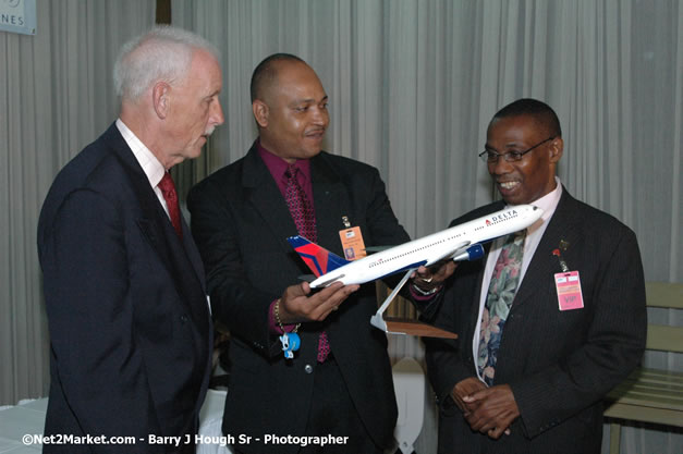 Delta Air Lines Inaugural Flight From New York's JFK Airport to Sangster International Airport, Montego Bay, Jamaica - June 9, 2007 - Sangster International Airport - Montego Bay, St James, Jamaica W.I. - MBJ Limited - Transforming Sangster International Airport into a world class facility - Photographs by Net2Market.com - Negril Travel Guide, Negril Jamaica WI - http://www.negriltravelguide.com - info@negriltravelguide.com...!