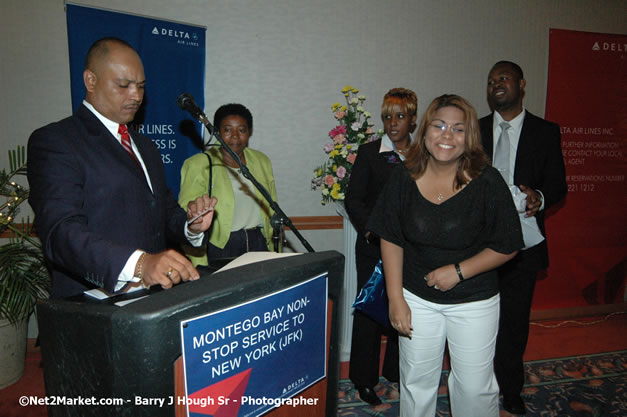 Holiday Inn SunSpree Resort & Delta Air Lines Cocktail Reception in Commemoration of Delta Air Lines Inaugural Flight From New York's JFK Airport to Sangster International Airport, Montego Bay, Jamaica - June 9, 2007 - Sangster International Airport - Montego Bay, St James, Jamaica W.I. - MBJ Limited - Transforming Sangster International Airport into a world class facility - Photographs by Net2Market.com - Negril Travel Guide, Negril Jamaica WI - http://www.negriltravelguide.com - info@negriltravelguide.com...!