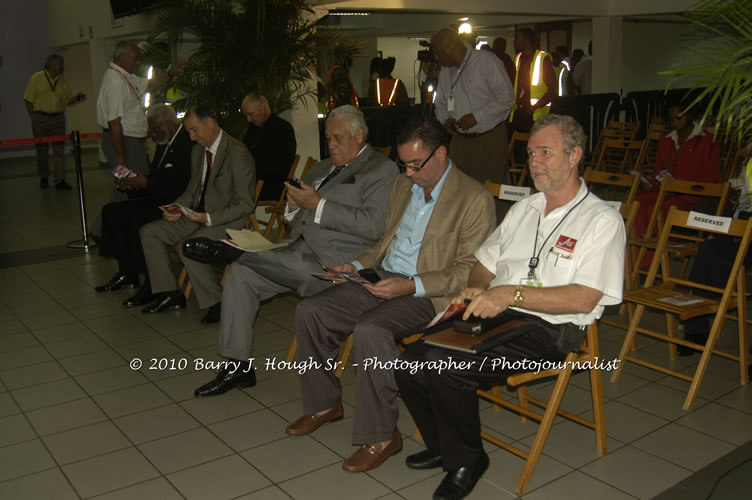 Jamaica Air Shuttle Launch @ MBJ Airports Limited, Wednesday, January 20, 2010, Sangster International Airport, Montego Bay, St. James, Jamaica W.I. - Photographs by Net2Market.com - Barry J. Hough Sr, Photographer/Photojournalist - The Negril Travel Guide - Negril's and Jamaica's Number One Concert Photography Web Site with over 40,000 Jamaican Concert photographs Published -  Negril Travel Guide, Negril Jamaica WI - http://www.negriltravelguide.com - info@negriltravelguide.com...!