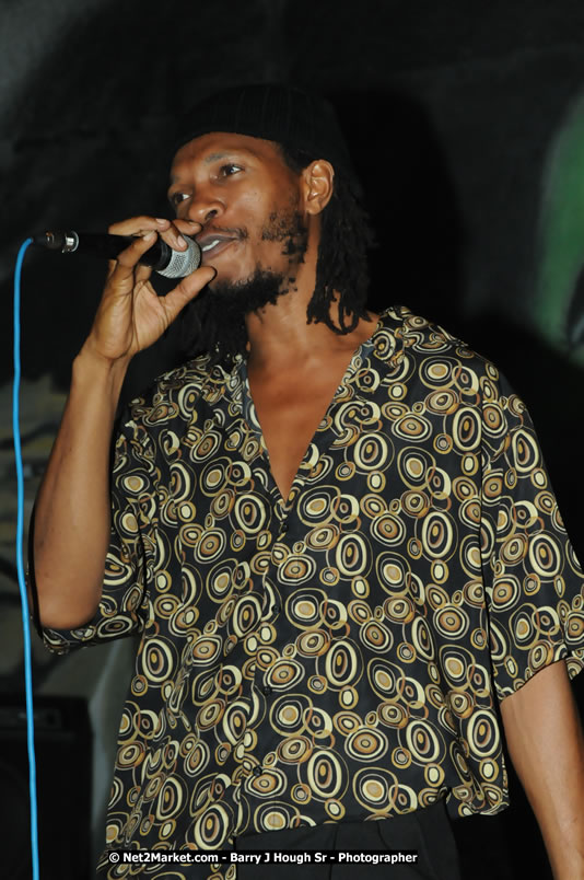 Leroy Sibbles and Gregory Isaacs at Bourbon Beach - Monday, February 11, 2008 - Bourbon Beach, Norman Manley Boulevard, Negril, Westmoreland, Jamaica W.I. - Photographs by Net2Market.com - Barry J. Hough Sr, Photographer - Negril Travel Guide, Negril Jamaica WI - http://www.negriltravelguide.com - info@negriltravelguide.com...!