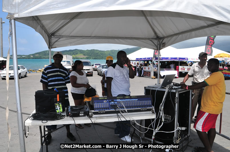 Lucea Cross the Harbour @ Lucea Car Park - All Day Event - Cross the Harbour Swim, Boat Rides, and Entertainment for the Family - Concert Featuring: Bushman, George Nooksl, Little Hero, Bushi One String, Dog Rice and many local Artists - Friday, August 1, 2008 - Lucea, Hanover Jamaica - Photographs by Net2Market.com - Barry J. Hough Sr. Photojournalist/Photograper - Photographs taken with a Nikon D300 - Negril Travel Guide, Negril Jamaica WI - http://www.negriltravelguide.com - info@negriltravelguide.com...!