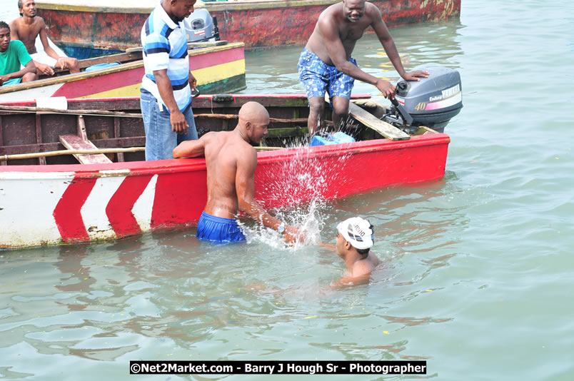 Lucea Cross the Harbour @ Lucea Car Park - All Day Event - Cross the Harbour Swim, Boat Rides, and Entertainment for the Family - Concert Featuring: Bushman, George Nooksl, Little Hero, Bushi One String, Dog Rice and many local Artists - Friday, August 1, 2008 - Lucea, Hanover Jamaica - Photographs by Net2Market.com - Barry J. Hough Sr. Photojournalist/Photograper - Photographs taken with a Nikon D300 - Negril Travel Guide, Negril Jamaica WI - http://www.negriltravelguide.com - info@negriltravelguide.com...!