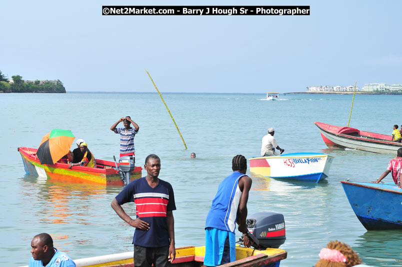 Lucea Cross the Harbour @ Lucea Car Park - All Day Event - Cross the Harbour Swim, Boat Rides, and Entertainment for the Family - Concert Featuring: Bushman, George Nooksl, Little Hero, Bushi One String, Dog Rice and many local Artists - Friday, August 1, 2008 - Lucea, Hanover Jamaica - Photographs by Net2Market.com - Barry J. Hough Sr. Photojournalist/Photograper - Photographs taken with a Nikon D300 - Negril Travel Guide, Negril Jamaica WI - http://www.negriltravelguide.com - info@negriltravelguide.com...!