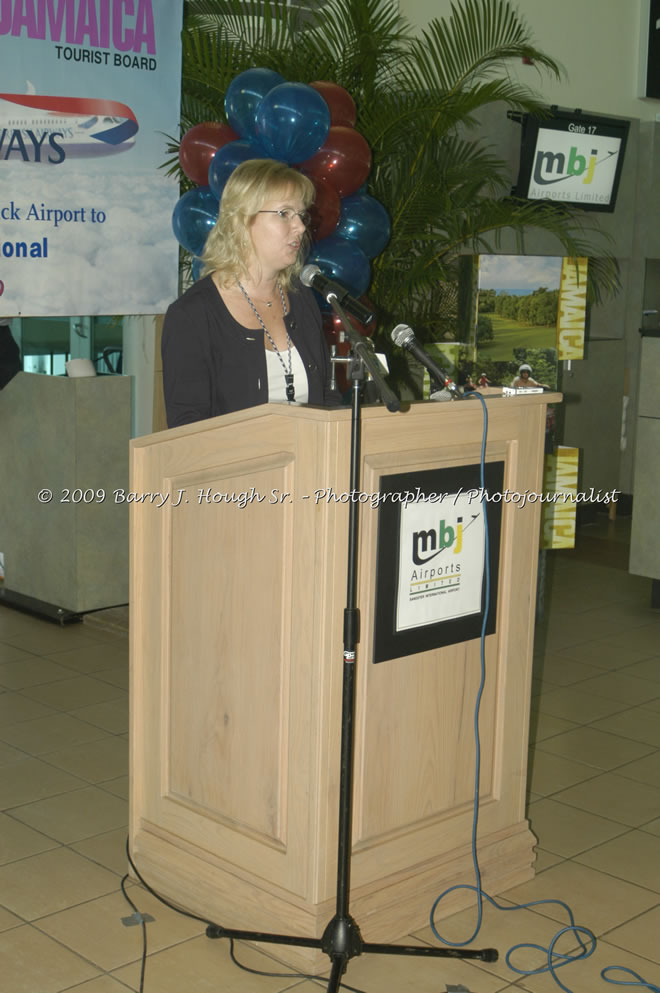  British Airways Inaugurates New Scheduled Service from London Gatwick Airport to Sangster International Airport, Montego Bay, Jamaica, Thursday, October 29, 2009 - Photographs by Barry J. Hough Sr. Photojournalist/Photograper - Photographs taken with a Nikon D70, D100, or D300 - Negril Travel Guide, Negril Jamaica WI - http://www.negriltravelguide.com - info@negriltravelguide.com...!