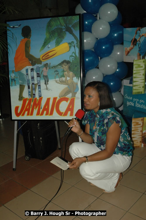 JetBue Airways' Inaugural Air Service between Sangster International Airport, Montego Bay and John F. Kennedy Airport, New York at MBJ Airports Sangster International Airport, Montego Bay, St. James, Jamaica - Thursday, May 21, 2009 - Photographs by Net2Market.com - Barry J. Hough Sr, Photographer/Photojournalist - Negril Travel Guide, Negril Jamaica WI - http://www.negriltravelguide.com - info@negriltravelguide.com...!