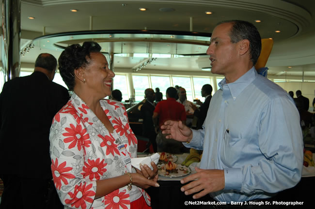 MS Freedom Of The Seas [Royal Caribbean International's - Newest Vessel] Plaques &amp; Keys Ceremony in order to commemorate its first arrival at the Port Montego Bay Photos - Negril Travel Guide, Negril Jamaica WI - http://www.negriltravelguide.com - info@negriltravelguide.com...!