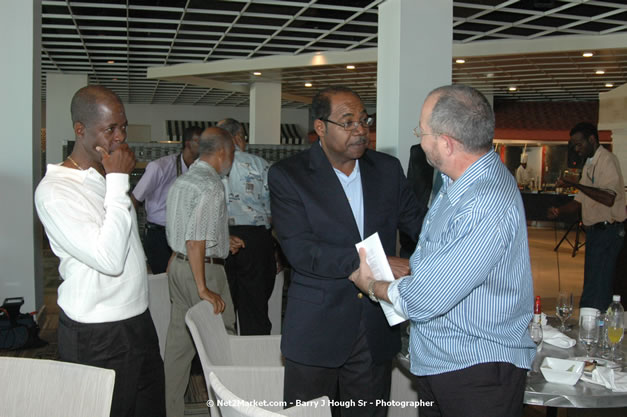 Minister of Toursim Luncheon - Minister of Tourism, Hon. Edmund Bartlett - Director of Tourism, Basil Smith - Saturday, December 15, 2007 - Rose Hall Resort and Country Club, Rose Hall, Montego Bay, Jamaica W.I. - Photographs by Net2Market.com - Barry J. Hough Sr, Photographer - Negril Travel Guide, Negril Jamaica WI - http://www.negriltravelguide.com - info@negriltravelguide.com...!