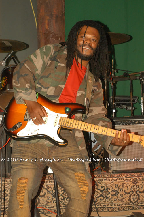 Julian Marley - Grammy Nominee & Son of the Legend Bob Marley - Live in Concert - Also featuring Ras Noble, Power Drill, Iron Head, & Robin Banks - Backing Band Roots Warrior, plus DJ Gemini @ One Love Reggae Concerts Series 09/10 @ Negril Escape Resort & Spa, February 2, 2010, One Love Drive, West End, Negril, Westmoreland, Jamaica W.I. - Photographs by Net2Market.com - Barry J. Hough Sr, Photographer/Photojournalist - The Negril Travel Guide - Negril's and Jamaica's Number One Concert Photography Web Site with over 40,000 Jamaican Concert photographs Published -  Negril Travel Guide, Negril Jamaica WI - http://www.negriltravelguide.com - info@negriltravelguide.com...!