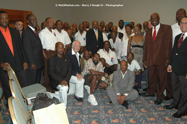 Red Cap Porters Awards - Minister of Tourism, Hon. Edmund Bartlett - Director of Tourism, Basil Smith - Friday, December 14, 2007 - Holiday Inn Sunspree, Montego Bay, Jamaica W.I. - Photographs by Net2Market.com - Barry J. Hough Sr, Photographer - Negril Travel Guide, Negril Jamaica WI - http://www.negriltravelguide.com - info@negriltravelguide.com...!