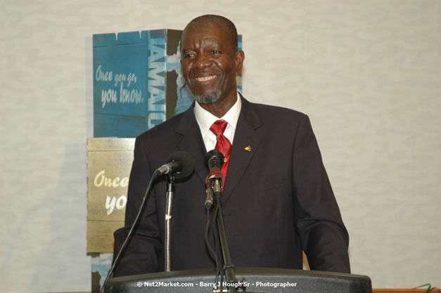 Red Cap Porters Awards - Minister of Tourism, Hon. Edmund Bartlett - Director of Tourism, Basil Smith - Friday, December 14, 2007 - Holiday Inn Sunspree, Montego Bay, Jamaica W.I. - Photographs by Net2Market.com - Barry J. Hough Sr, Photographer - Negril Travel Guide, Negril Jamaica WI - http://www.negriltravelguide.com - info@negriltravelguide.com...!