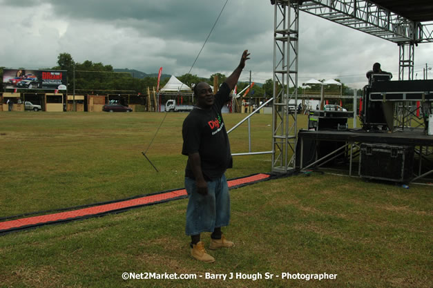 Venue Under Construction - Wednesday, July 18, 2007 - Red Stripe Reggae Sumfest at Catherine Hall, Montego Bay, St Jamaica, Jamaica W.I. - Negril Travel Guide.com, Negril Jamaica WI - http://www.negriltravelguide.com - info@negriltravelguide.com...!