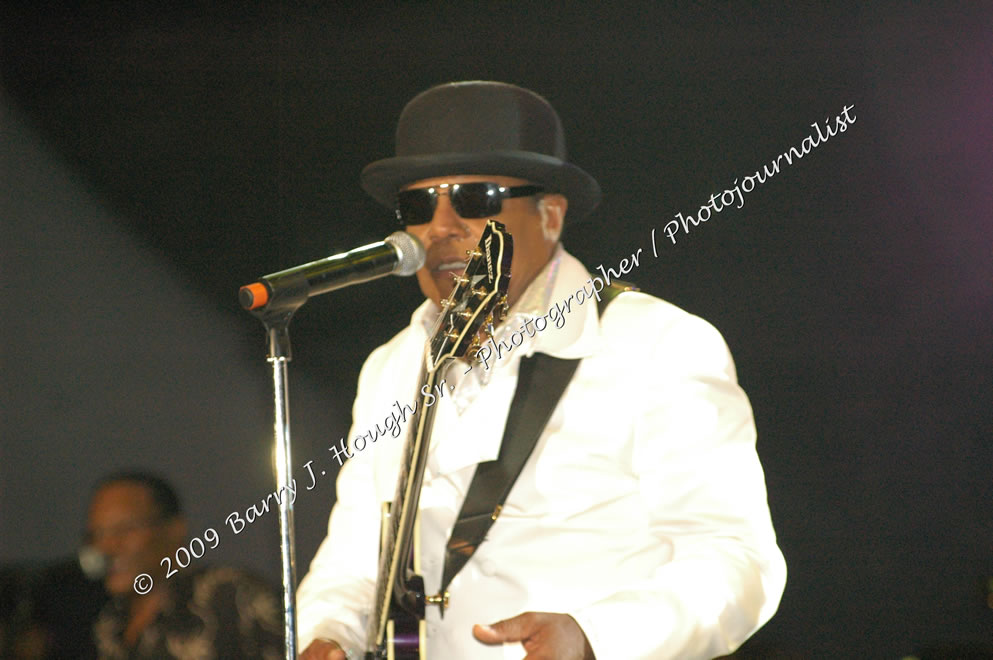 Tito Jackson @ Reggae Sumfest 2009 - International Night 2 - Tito Jackson, brother of the late King of Pop Michael Jackson performed live at Reggae Sumfest 2009. Reggae Sumfest 2009,Catherine Hall, Montego Bay, St. James, Jamaica W.I. - Saturday, July 25, 2009 - Reggae Sumfest 2009, July 19 - 25, 2009 - Photographs by Net2Market.com - Barry J. Hough Sr. Photojournalist/Photograper - Photographs taken with a Nikon D70, D100, or D300 - Negril Travel Guide, Negril Jamaica WI - http://www.negriltravelguide.com - info@negriltravelguide.com...!