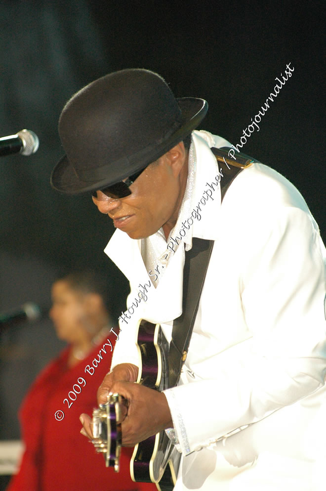 Tito Jackson @ Reggae Sumfest 2009 - International Night 2 - Tito Jackson, brother of the late King of Pop Michael Jackson performed live at Reggae Sumfest 2009. Reggae Sumfest 2009,Catherine Hall, Montego Bay, St. James, Jamaica W.I. - Saturday, July 25, 2009 - Reggae Sumfest 2009, July 19 - 25, 2009 - Photographs by Net2Market.com - Barry J. Hough Sr. Photojournalist/Photograper - Photographs taken with a Nikon D70, D100, or D300 - Negril Travel Guide, Negril Jamaica WI - http://www.negriltravelguide.com - info@negriltravelguide.com...!