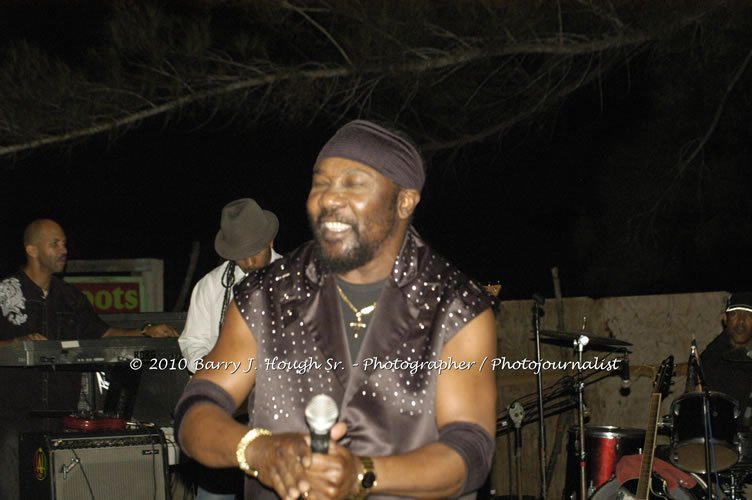 Toots and the Maytals - Grammy Award Winner @ Negril Fest - Presented by Money Cologne Promotions - Special Guest Star Jamaica Michael Jackson, Stama, Adeebe - Backed by Hurricane Band, MC Rev. BB on January 6, 2010 @ Roots Bamboo, Norman Manley Boulevard, Negril, Westmoreland, Jamaica W.I. - Photographs by Net2Market.com - Barry J. Hough Sr, Photographer/Photojournalist - The Negril Travel Guide - Negril's and Jamaica's Number One Concert Photography Web Site with over 40,000 Jamaican Concert photographs Published -  Negril Travel Guide, Negril Jamaica WI - http://www.negriltravelguide.com - info@negriltravelguide.com...!