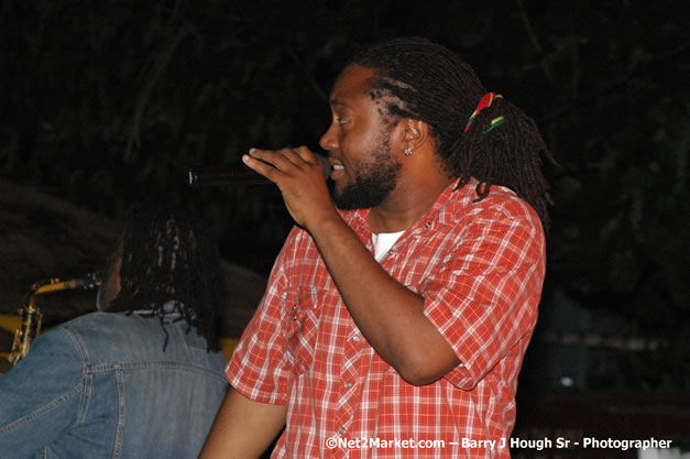 Tarrus Riley, Jimmy Riley, and Dwayne Stephensen - Money Cologne Promotions in association with "British Link Up" presents Summer Jam featuring She's Royal Tarrus Riley & Jimmy Riley - Plus Ras Slick, Sham Dawg, and Whiskey Bagio @ Roots Bamboo, Norman Manley Boulevard, Negril, Jamaica W.I. - Backed up Dean Fraser & The Hurricanne Band - MC Barry G and Rev. BB - July 25, 2007 - Negril Travel Guide.com, Negril Jamaica WI - http://www.negriltravelguide.com - info@negriltravelguide.com...!