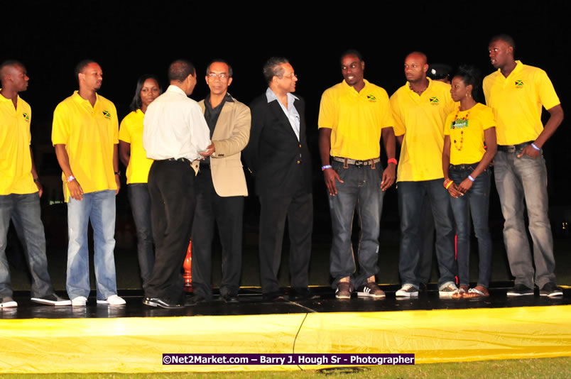 Jamaica's Athletes Celebration - Western Olympics Sports Gala & Trelawny Homecoming - Wednesday, October 8, 2008 - Photographs by Net2Market.com - Barry J. Hough Sr. Photojournalist/Photograper - Photographs taken with a Nikon D300 - Negril Travel Guide, Negril Jamaica WI - http://www.negriltravelguide.com - info@negriltravelguide.com...!