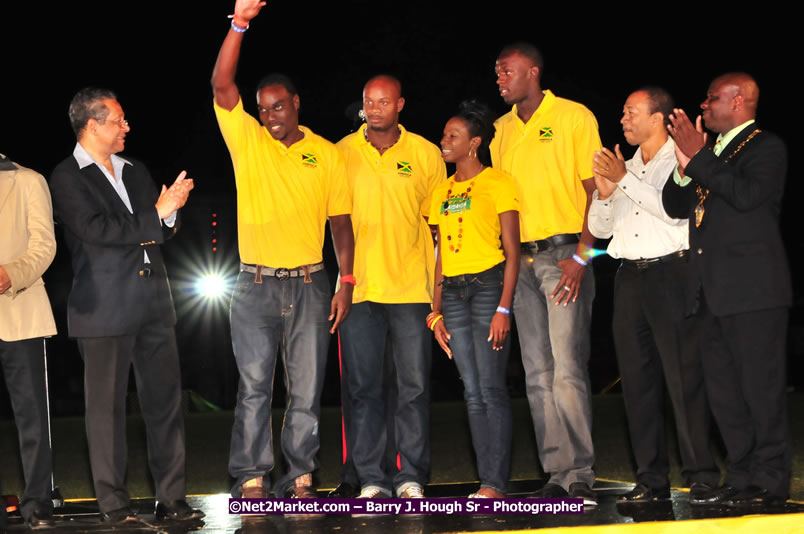 Jamaica's Athletes Celebration - Western Olympics Sports Gala & Trelawny Homecoming - Wednesday, October 8, 2008 - Photographs by Net2Market.com - Barry J. Hough Sr. Photojournalist/Photograper - Photographs taken with a Nikon D300 - Negril Travel Guide, Negril Jamaica WI - http://www.negriltravelguide.com - info@negriltravelguide.com...!