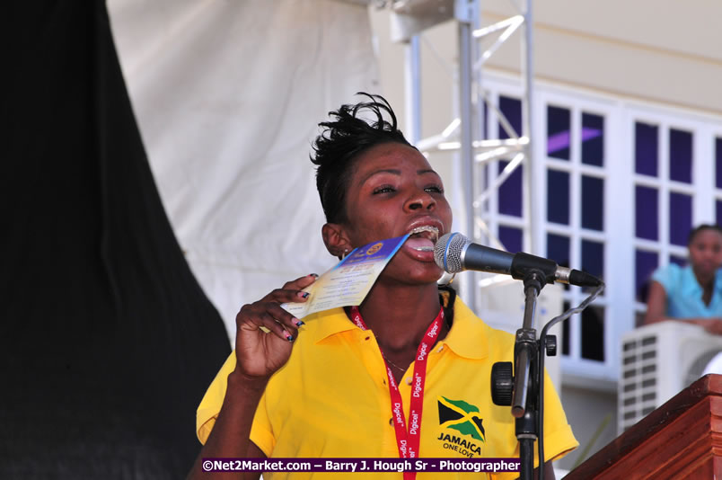 The City of Montego Bay Welcomes Our 2008 Olympians - Western Motorcade - Civic Ceremony - A Salute To Our Beijing Heros - Sam Sharpe Square, Montego Bay, Jamaica - Tuesday, October 7, 2008 - Photographs by Net2Market.com - Barry J. Hough Sr. Photojournalist/Photograper - Photographs taken with a Nikon D300 - Negril Travel Guide, Negril Jamaica WI - http://www.negriltravelguide.com - info@negriltravelguide.com...!