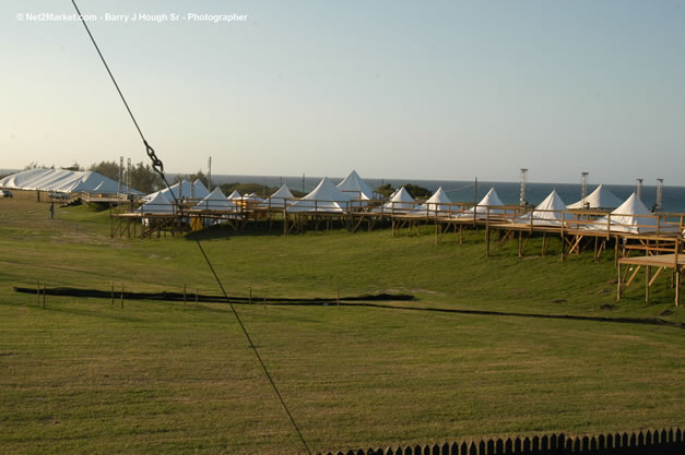 The Aqueduct Venue Under Construction - Monday, January 22th - 10th Anniversary - Air Jamaica Jazz & Blues Festival 2007 - The Art of Music - Tuesday, January 23 - Saturday, January 27, 2007, The Aqueduct on Rose Hall, Montego Bay, Jamaica - Negril Travel Guide, Negril Jamaica WI - http://www.negriltravelguide.com - info@negriltravelguide.com...!