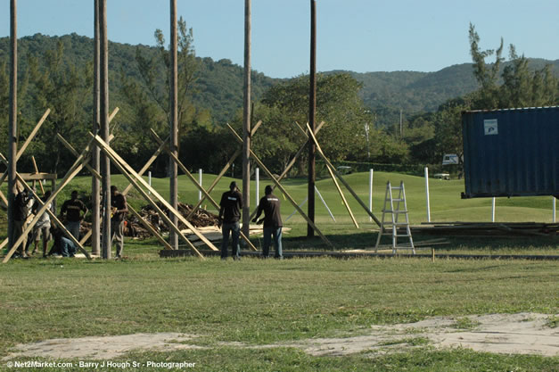 TurnKey Production's Office & Aqueduct Venue Under Construction - Tuesday, January 16th - 10th Anniversary - Air Jamaica Jazz & Blues Festival 2007 - The Art of Music - Tuesday, January 23 - Saturday, January 27, 2007, The Aqueduct on Rose Hall, Montego Bay, Jamaica - Negril Travel Guide, Negril Jamaica WI - http://www.negriltravelguide.com - info@negriltravelguide.com...!