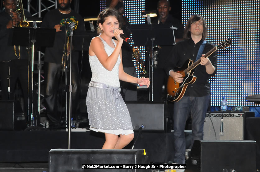 Nikki Yanofsky at the Air Jamaica Jazz and Blues Festival 2008 The Art of Music - Saturday, January 26, 2008 - Air Jamaica Jazz & Blues 2008 The Art of Music venue at the Aqaueduct on Rose Hall Resort & Counrty Club, Montego Bay, St. James, Jamaica W.I. - Thursday, January 24 - Saturday, January 26, 2008 - Photographs by Net2Market.com - Claudine Housen & Barry J. Hough Sr, Photographers - Negril Travel Guide, Negril Jamaica WI - http://www.negriltravelguide.com - info@negriltravelguide.com...!