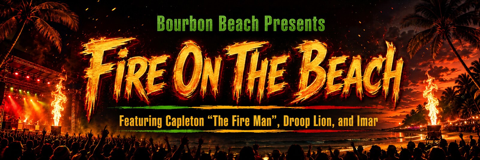Bourbon Beach Presents Fire On The Beach