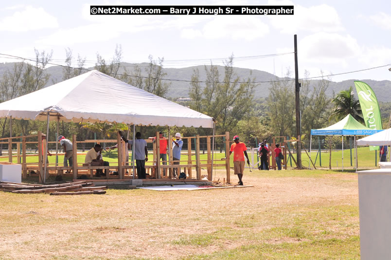 Preparations Continue [One Day To Go] at the Venue & Office - Jamaica Jazz and Blues Festival 2009 - Presented by Air Jamaica - Thursday, January 15, 2009 - Venue at the Aqueduct on Rose Hall Resort &amp; Country Club, Montego Bay, Jamaica - Thursday, January 22 - Saturday, January 24, 2009 - Photographs by Net2Market.com - Barry J. Hough Sr, Photographer/Photojournalist - Negril Travel Guide, Negril Jamaica WI - http://www.negriltravelguide.com - info@negriltravelguide.com...!