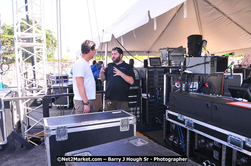 Preparations Continue [One Day To Go] at the Venue & Office - Jamaica Jazz and Blues Festival 2009 - Presented by Air Jamaica - Thursday, January 15, 2009 - Venue at the Aqueduct on Rose Hall Resort &amp; Country Club, Montego Bay, Jamaica - Thursday, January 22 - Saturday, January 24, 2009 - Photographs by Net2Market.com - Barry J. Hough Sr, Photographer/Photojournalist - Negril Travel Guide, Negril Jamaica WI - http://www.negriltravelguide.com - info@negriltravelguide.com...!