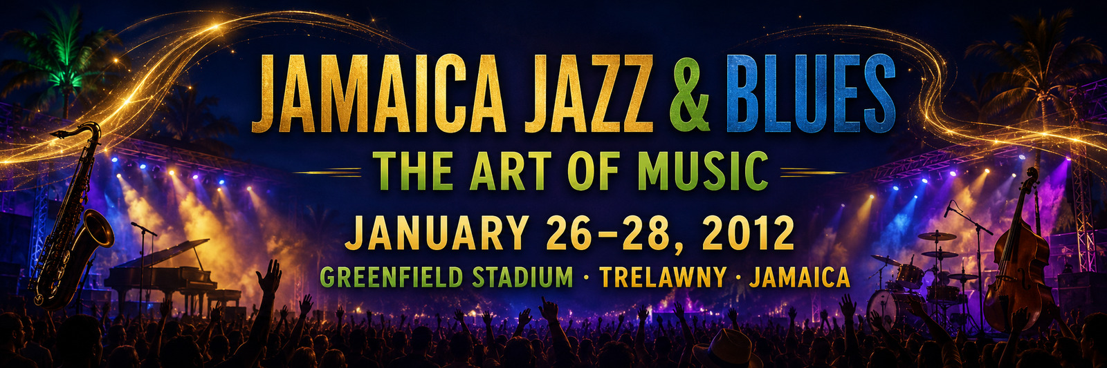 Jamaica Jazz & Blues — The Art of Music, January 26–28, 2012, Greenfield Stadium, Trelawny, Jamaica