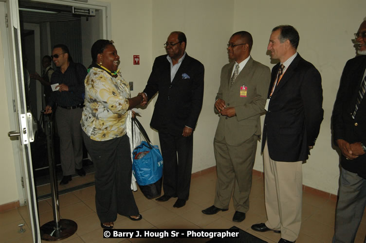 JetBue Airways' Inaugural Air Service between Sangster International Airport, Montego Bay and John F. Kennedy Airport, New York at MBJ Airports Sangster International Airport, Montego Bay, St. James, Jamaica - Thursday, May 21, 2009 - Photographs by Net2Market.com - Barry J. Hough Sr, Photographer/Photojournalist - Negril Travel Guide, Negril Jamaica WI - http://www.negriltravelguide.com - info@negriltravelguide.com...!