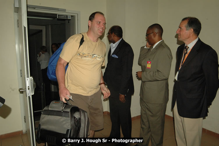 JetBue Airways' Inaugural Air Service between Sangster International Airport, Montego Bay and John F. Kennedy Airport, New York at MBJ Airports Sangster International Airport, Montego Bay, St. James, Jamaica - Thursday, May 21, 2009 - Photographs by Net2Market.com - Barry J. Hough Sr, Photographer/Photojournalist - Negril Travel Guide, Negril Jamaica WI - http://www.negriltravelguide.com - info@negriltravelguide.com...!