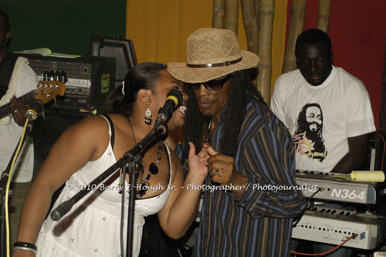 Marcia Griffiths & Edge Michael - Live In Concert - One Love Reggae Concert Series 09/10 @ Negril Escape Resort and Spa, December 29, 2009, One Love Drive, West End, Negril, Westmoreland, Jamaica W.I. - Photographs by Net2Market.com - Barry J. Hough Sr, Photographer/Photojournalist - Negril Travel Guide, Negril Jamaica WI - http://www.negriltravelguide.com - info@negriltravelguide.com...!