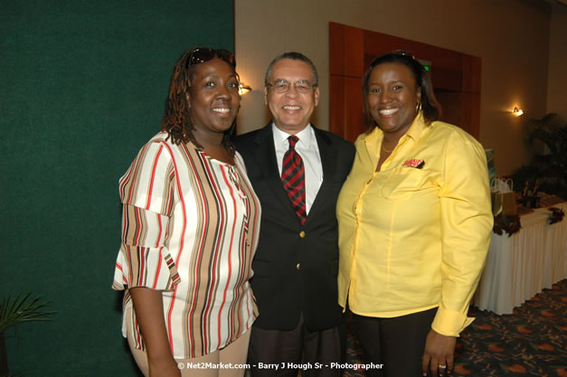 Red Cap Porters Awards - Minister of Tourism, Hon. Edmund Bartlett - Director of Tourism, Basil Smith - Friday, December 14, 2007 - Holiday Inn Sunspree, Montego Bay, Jamaica W.I. - Photographs by Net2Market.com - Barry J. Hough Sr, Photographer - Negril Travel Guide, Negril Jamaica WI - http://www.negriltravelguide.com - info@negriltravelguide.com...!