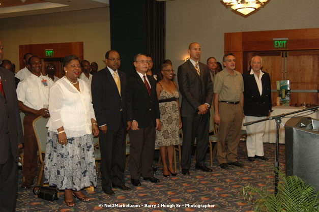 Red Cap Porters Awards - Minister of Tourism, Hon. Edmund Bartlett - Director of Tourism, Basil Smith - Friday, December 14, 2007 - Holiday Inn Sunspree, Montego Bay, Jamaica W.I. - Photographs by Net2Market.com - Barry J. Hough Sr, Photographer - Negril Travel Guide, Negril Jamaica WI - http://www.negriltravelguide.com - info@negriltravelguide.com...!