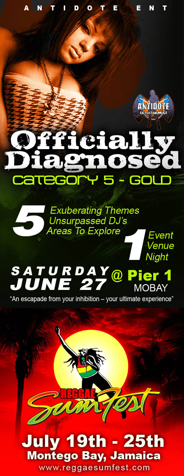 Officially Diagnosed — Reggae Sumfest 2009 Recommended Event