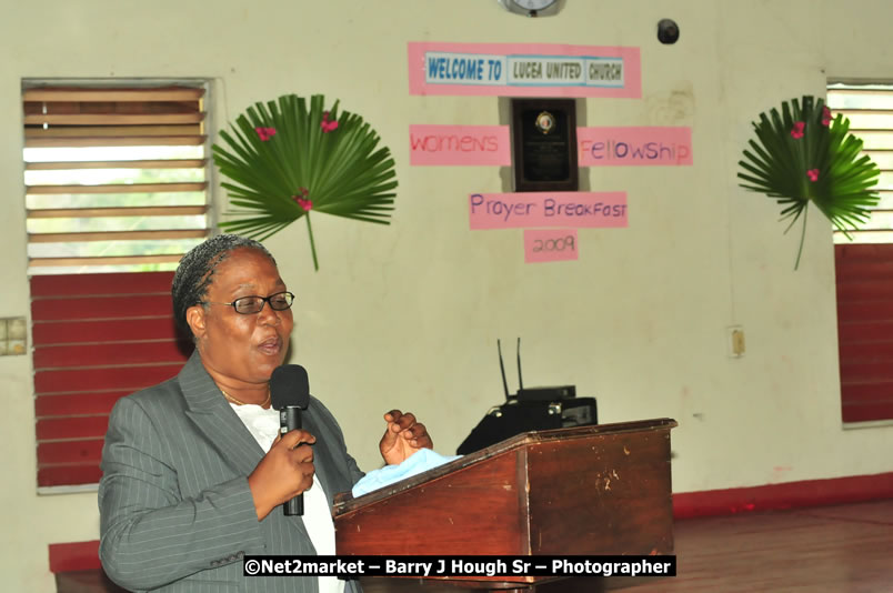 Womens Fellowship Prayer Breakfast, Theme: Revival From God - Our Only Hope, Venue at Lucille Miller Church Hall, Church Street, Lucea, Hanover, Jamaica - Saturday, April 4, 2009 - Photographs by Net2Market.com - Barry J. Hough Sr, Photographer/Photojournalist - Negril Travel Guide, Negril Jamaica WI - http://www.negriltravelguide.com - info@negriltravelguide.com...!